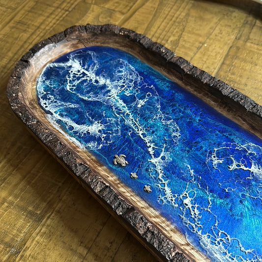 Natural Edge Oval Tray