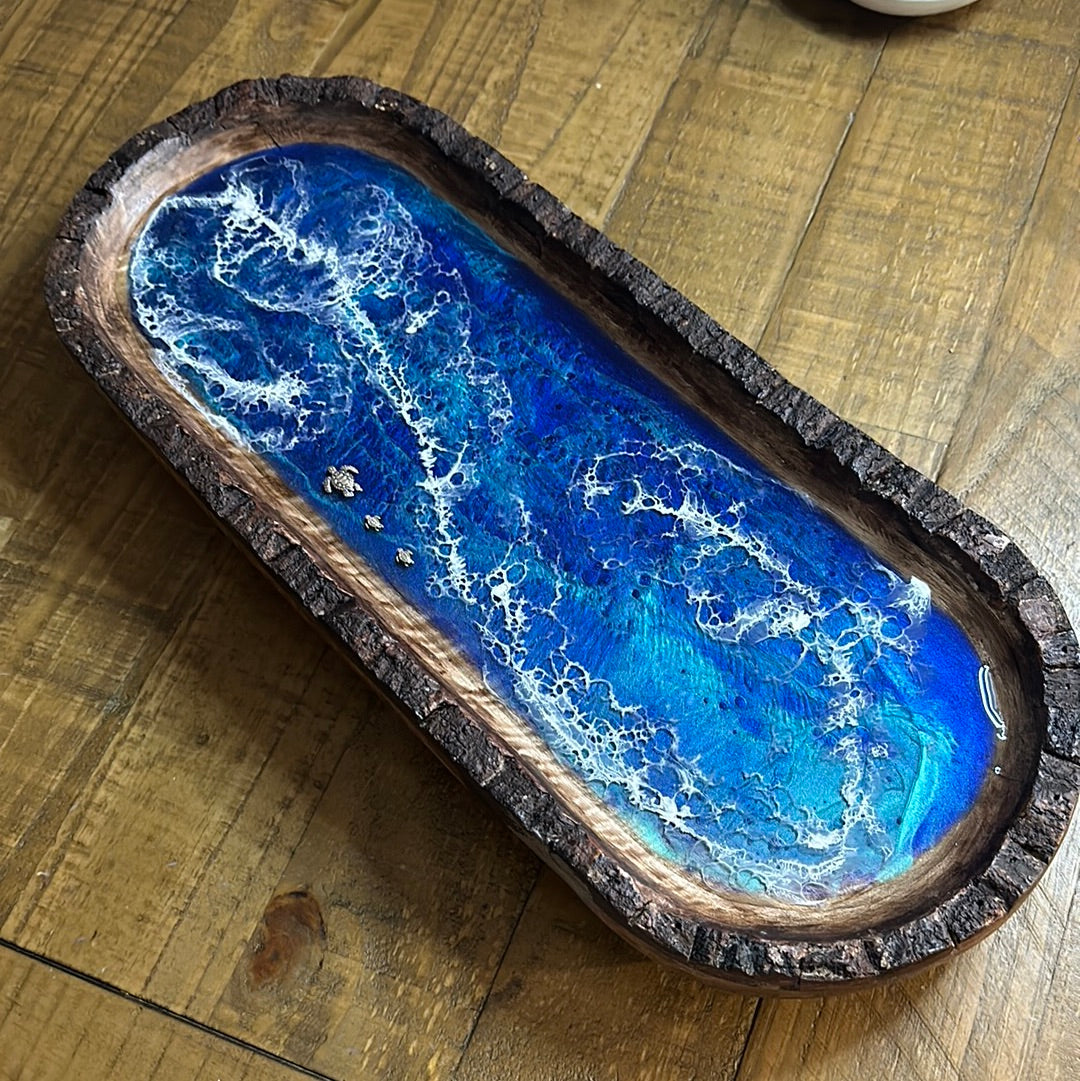 Natural Edge Oval Tray