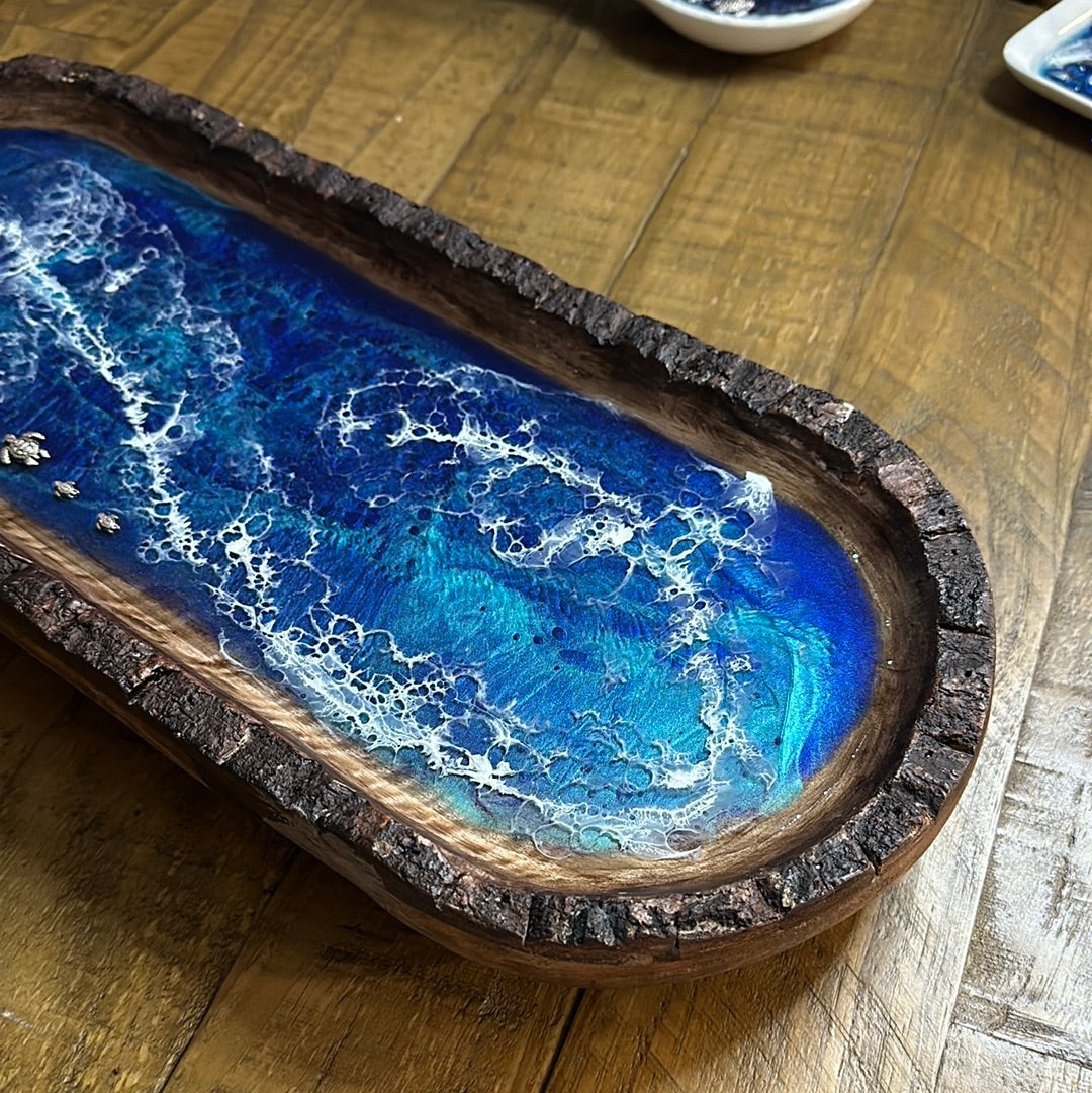 Natural Edge Oval Tray