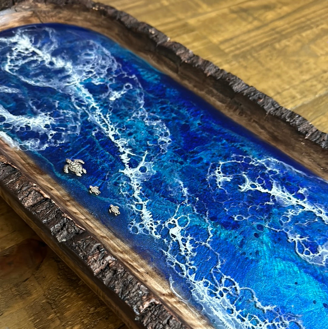 Natural Edge Oval Tray