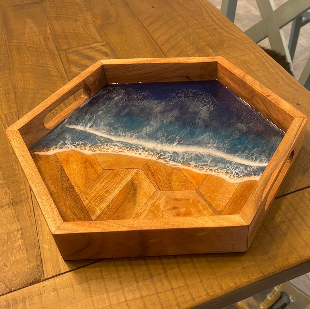 Hexagon Dinner Tray