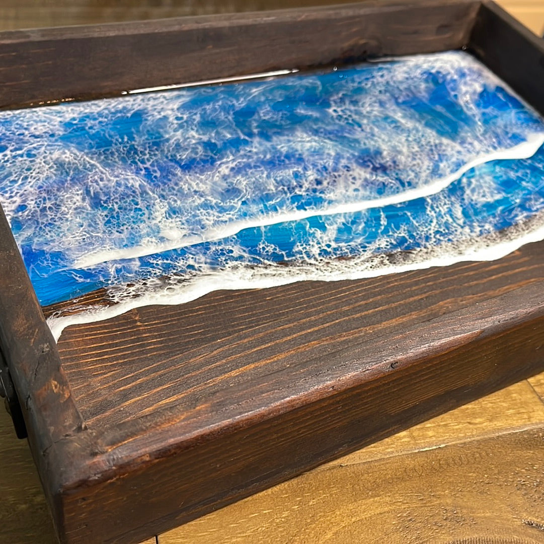 Resin beach tray