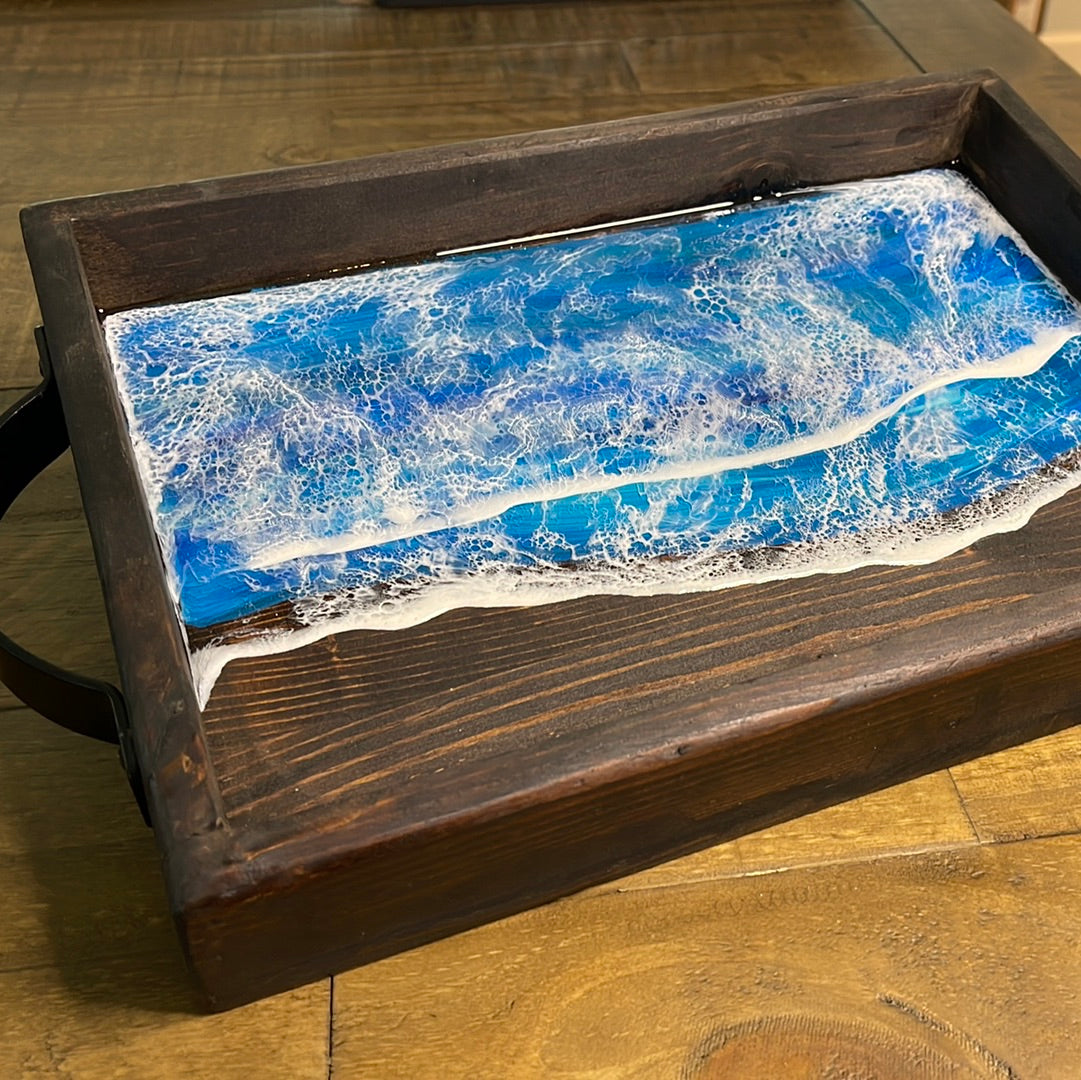 Resin beach tray